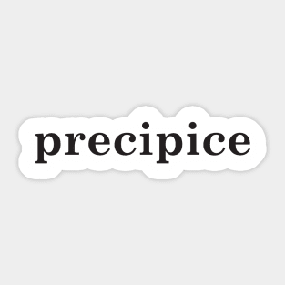 Precipice Sticker